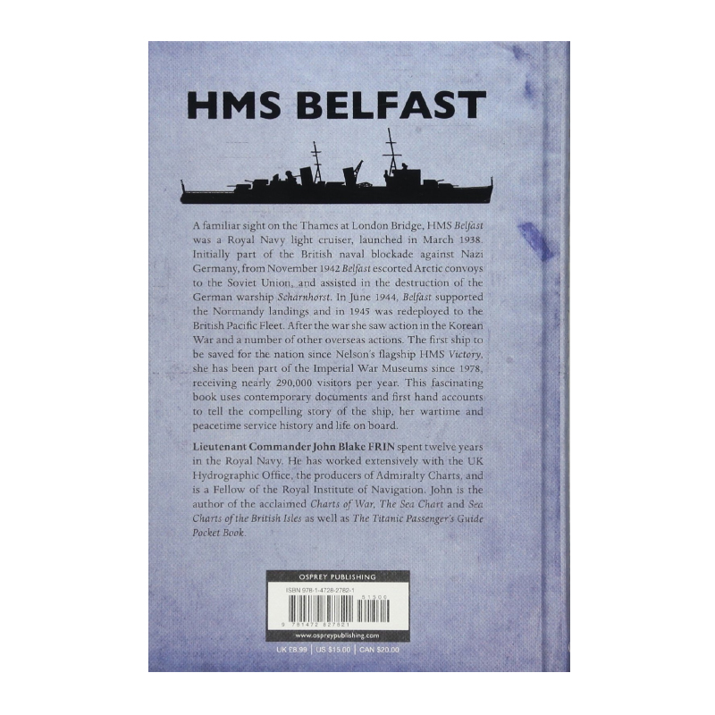 HMS Belfast Pocket Manual back blurb